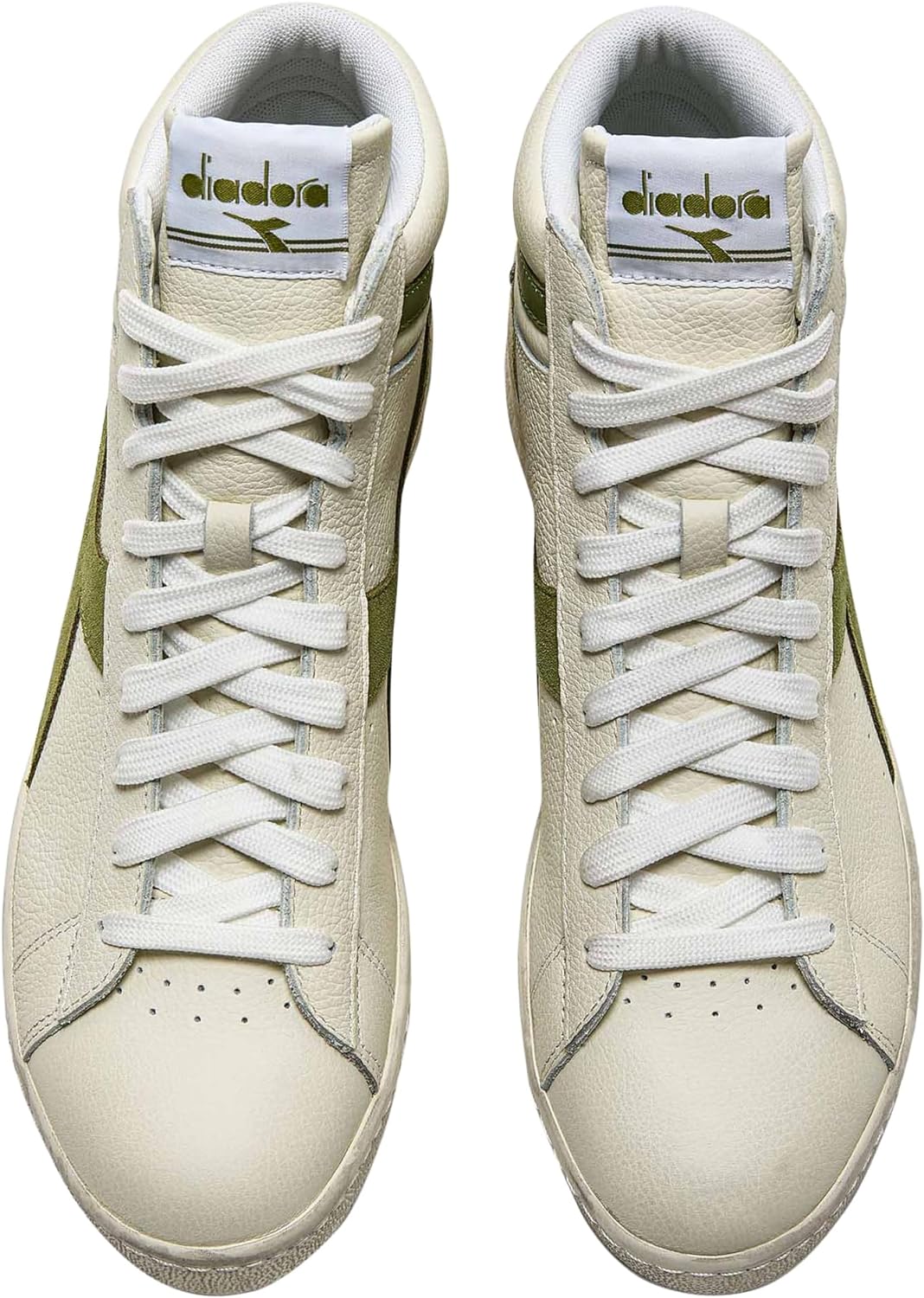 GAME L HIGH WAXED SUEDE POP WHITE/FERN