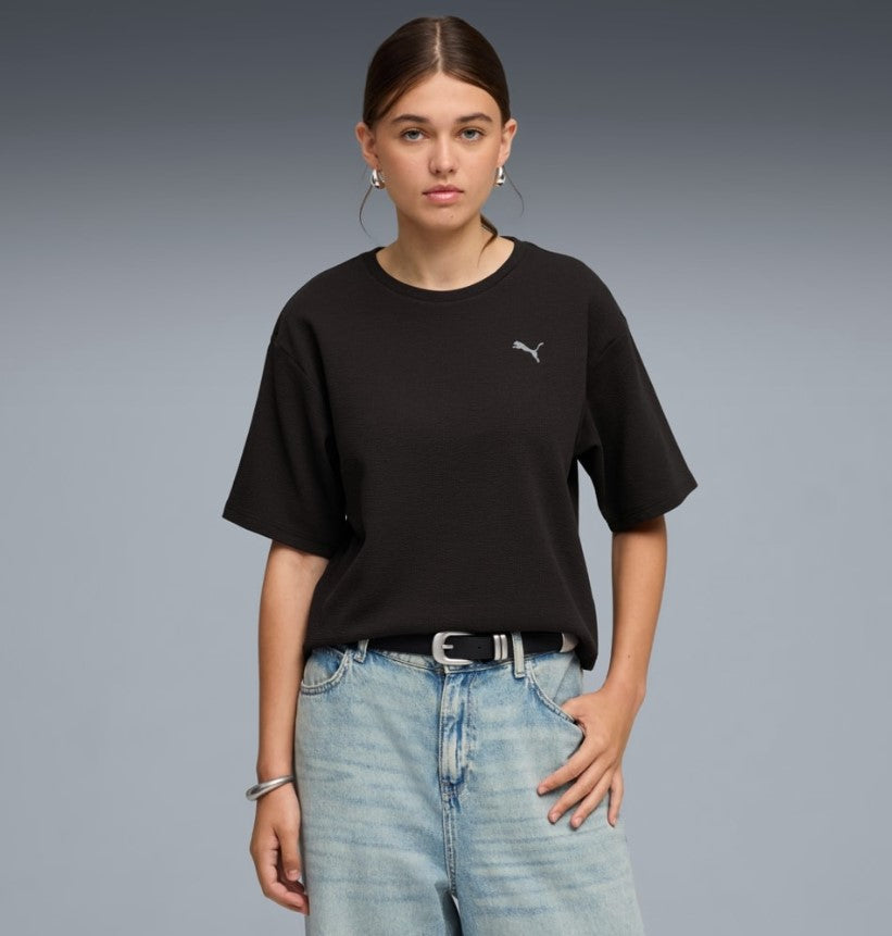 ESS ELEVATED RELAXED TEE BLACK