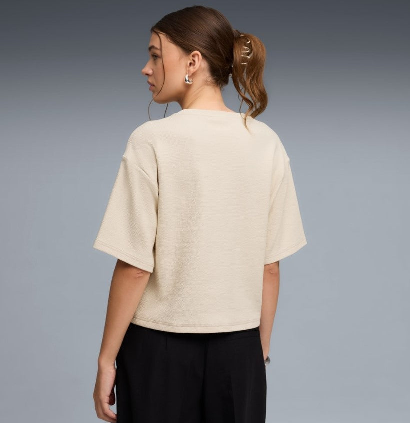 ESS ELEVATED RELAXED TEE ALPINE SNOW