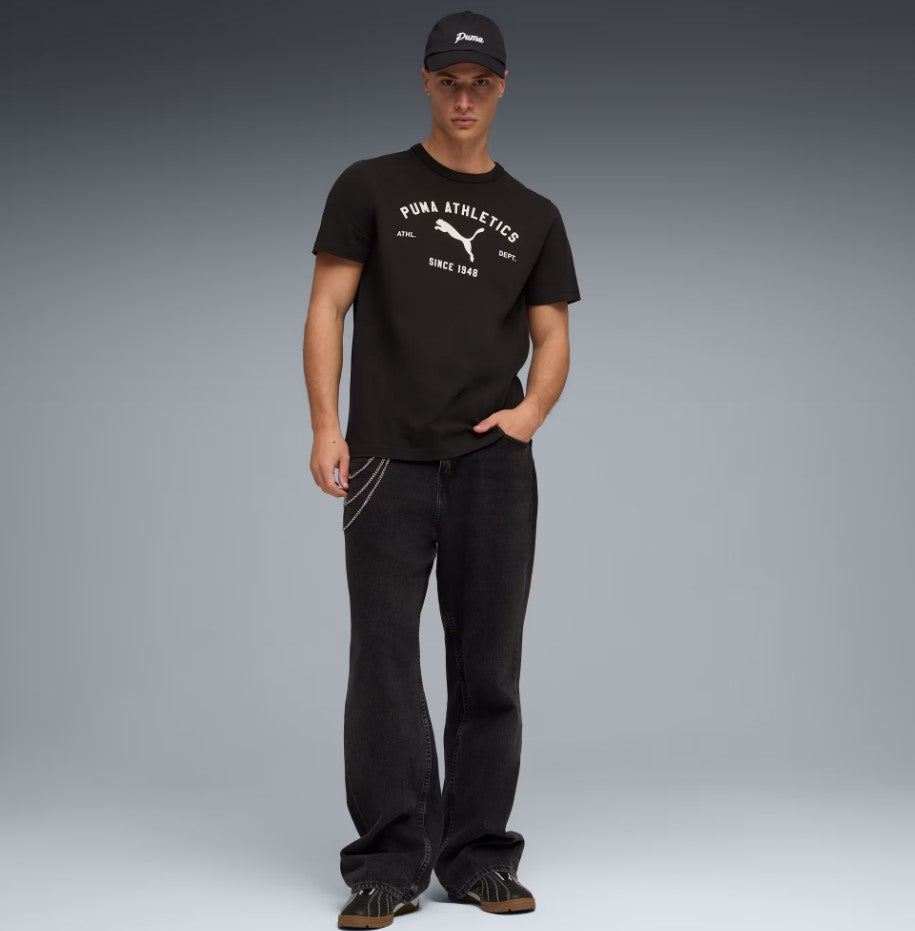 PUMA CLASS GRAPHIC TEE BLACK
