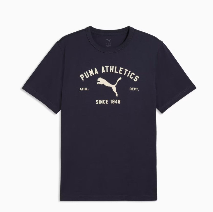 PUMA CLASS GRAPHIC TEE NAVY