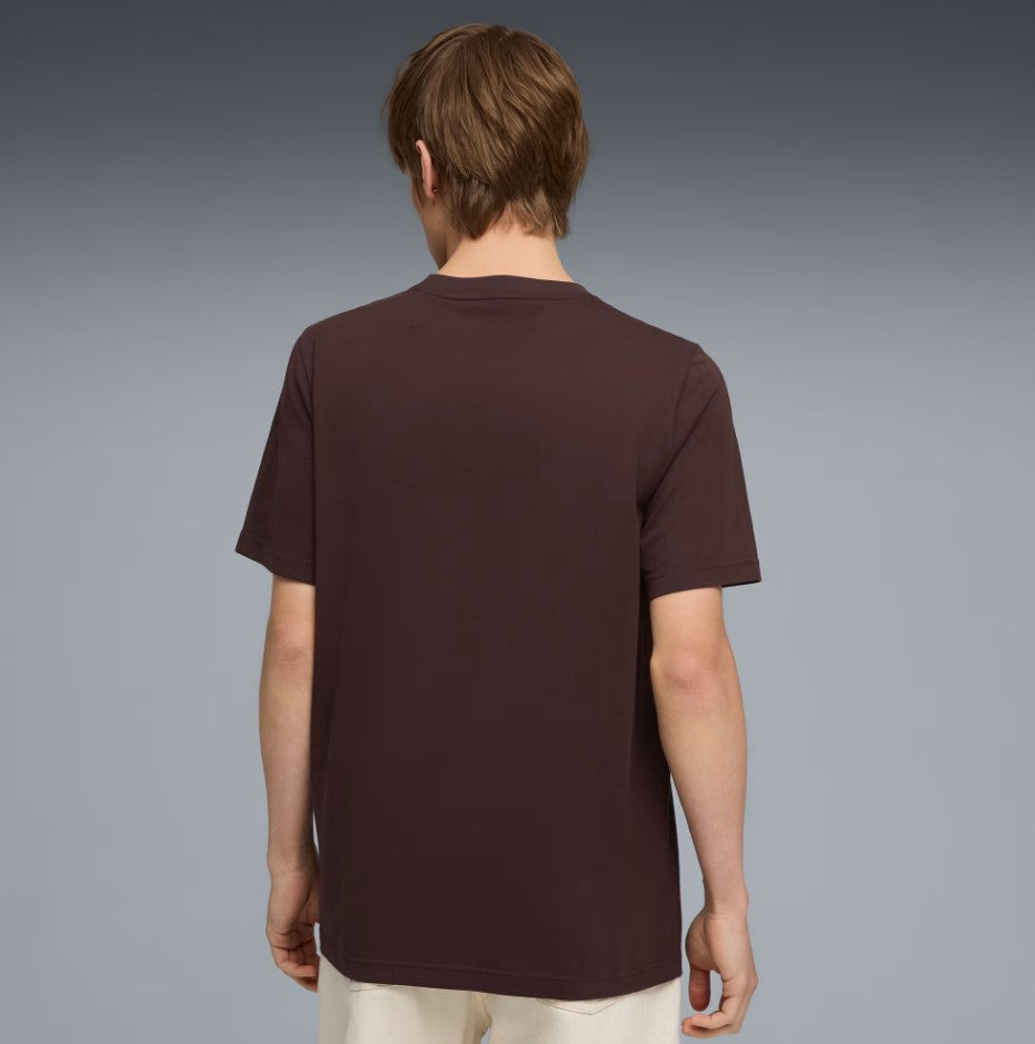 ESS SMALL CENTERED TEE BROWN