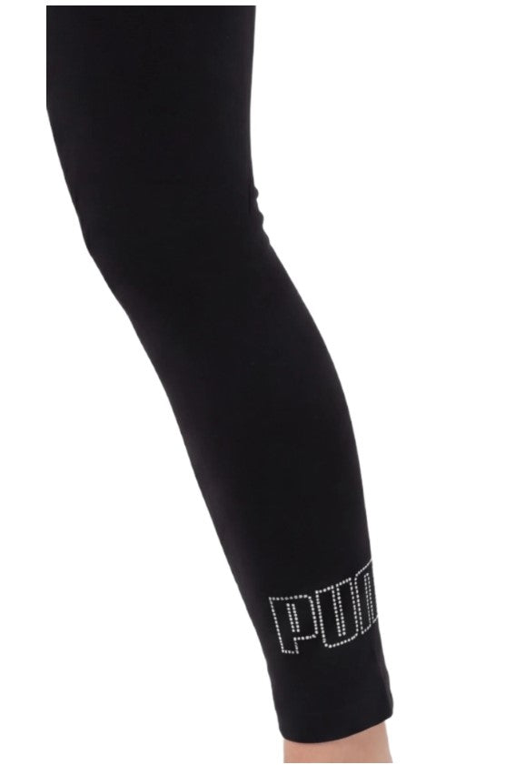 ESS RHINESTONE ¾ LEGGINGS BLACK