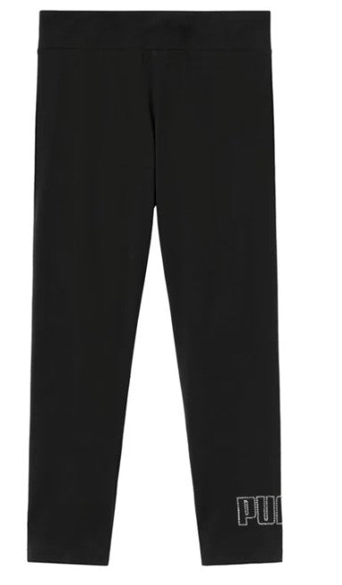 ESS RHINESTONE ¾ LEGGINGS BLACK