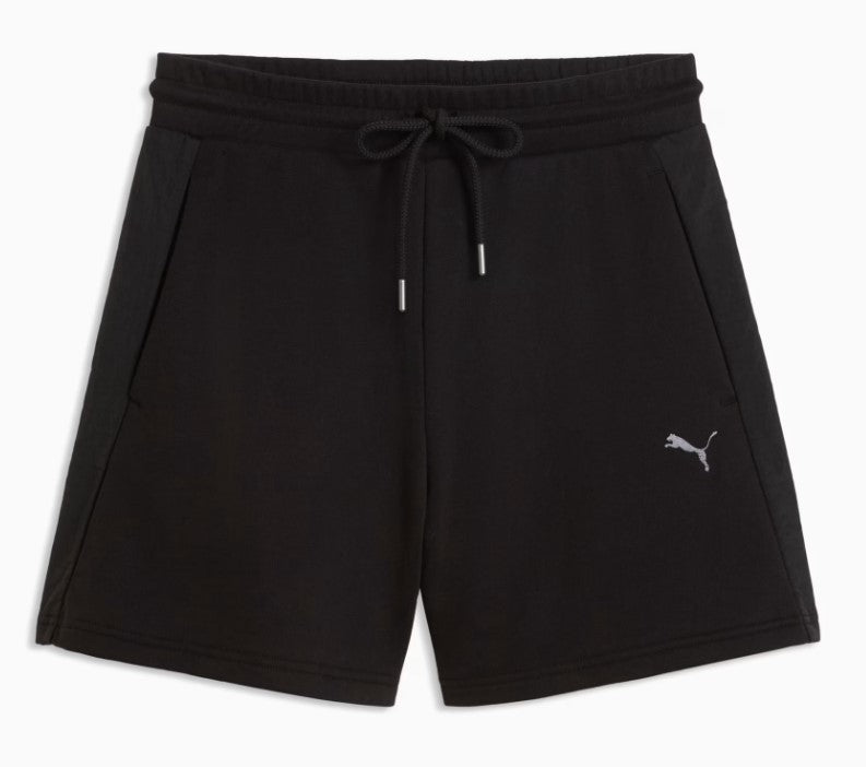 HER HIGH-WAIST SHORTS BLACK
