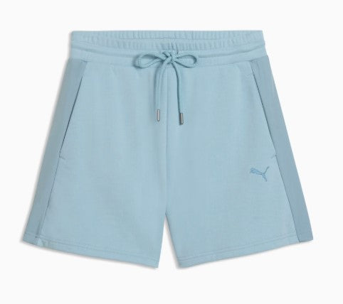 HER HIGH-WAIST SHORTS SEAFOAM