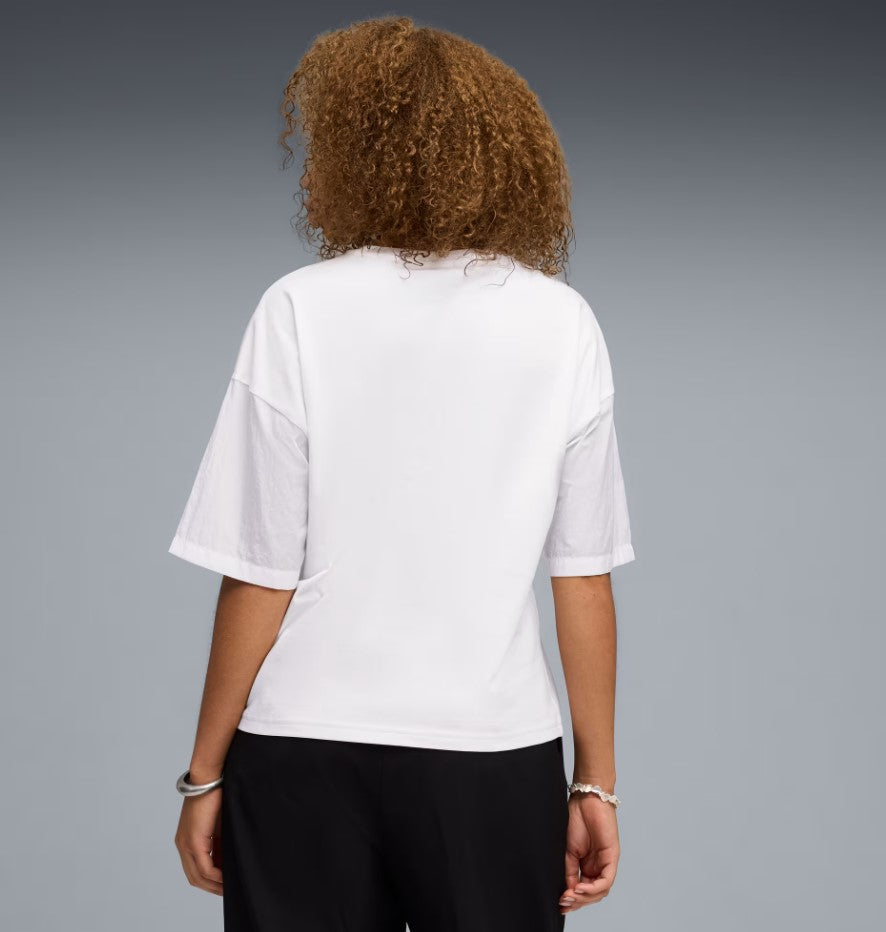 HER OVERSIZED TEE WHITE