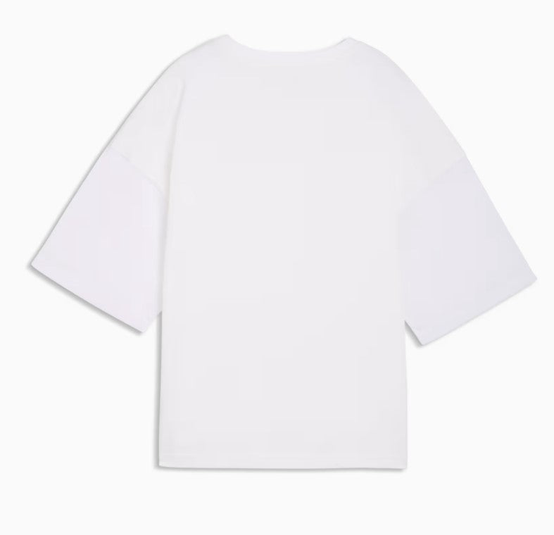 HER OVERSIZED TEE WHITE