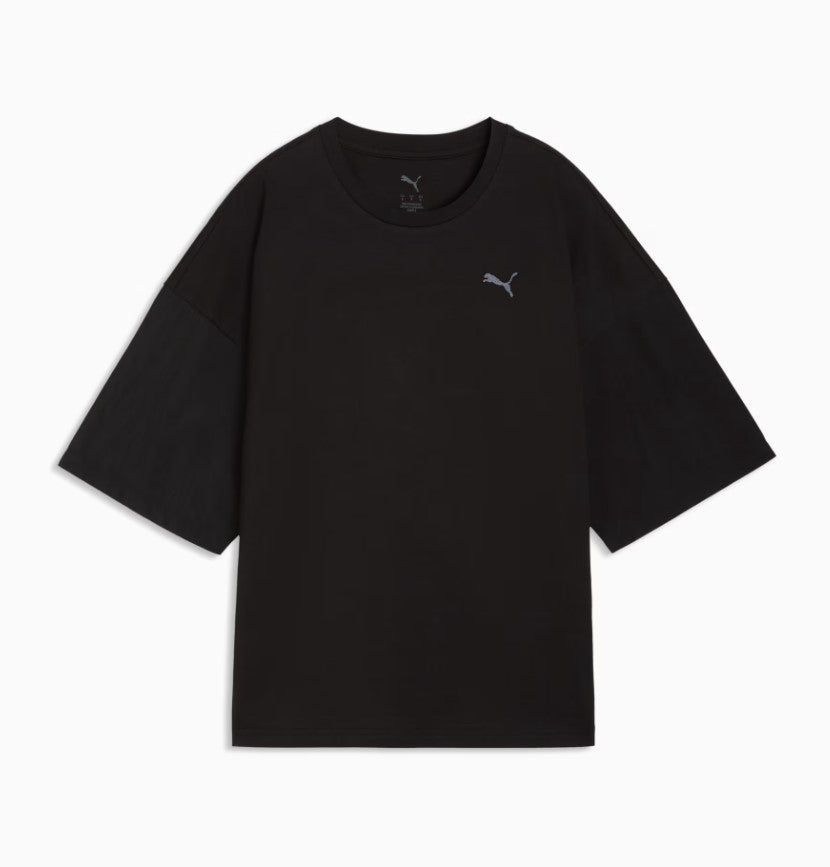 HER OVERSIZED TEE BLACK