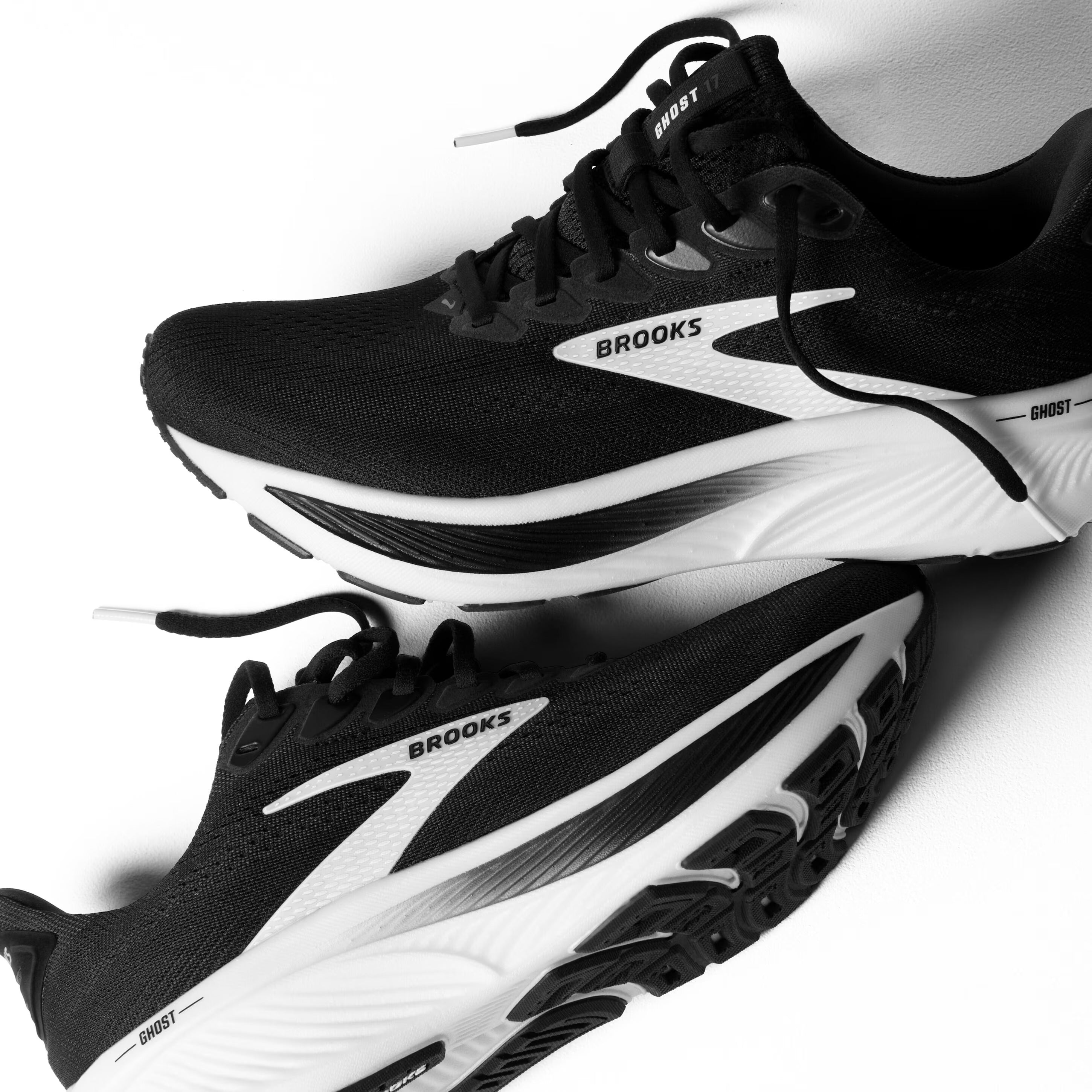 BROOKS GHOST 17 BLACK/GREY/WHITE