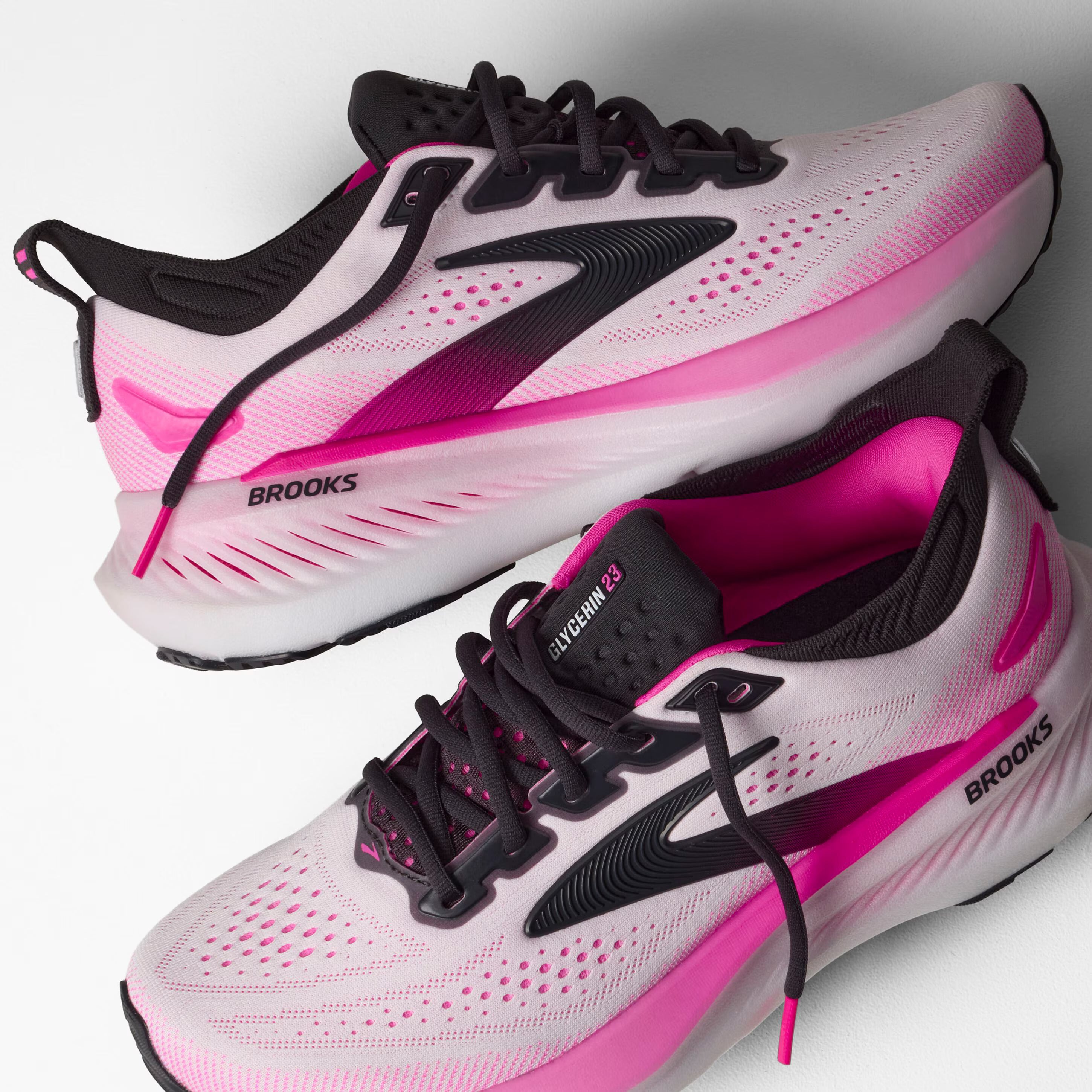 BROOKS GLYCERIN 23 WHITE/PHANTOM/PINK