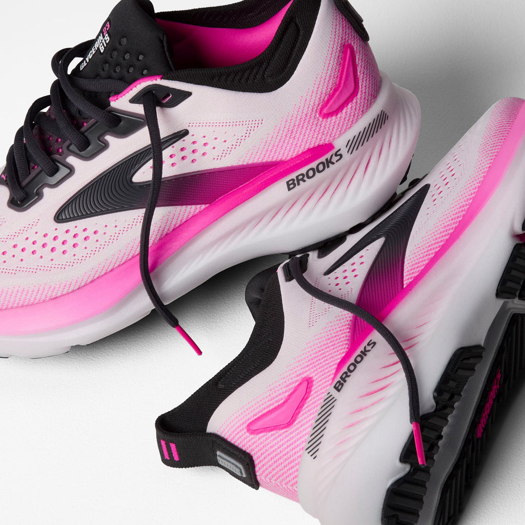 BROOKS GLYCERIN GTS 23 WHIT/PHANTOM/PINK