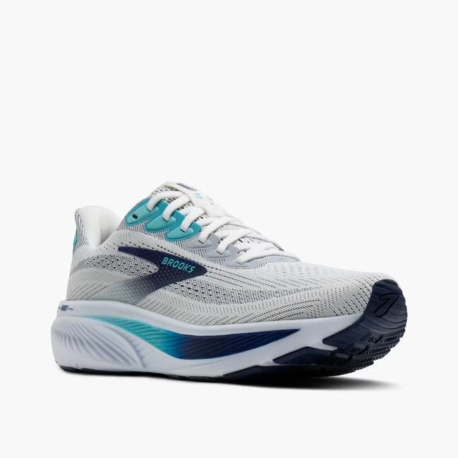 BROOKS GHOST 17 WHITE/BEACON BLU/IPANEMA