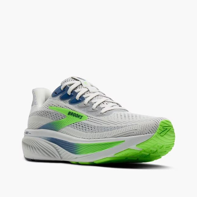 BROOKS GHOST 17 OYSTER/BEACON BLUE/GECKO