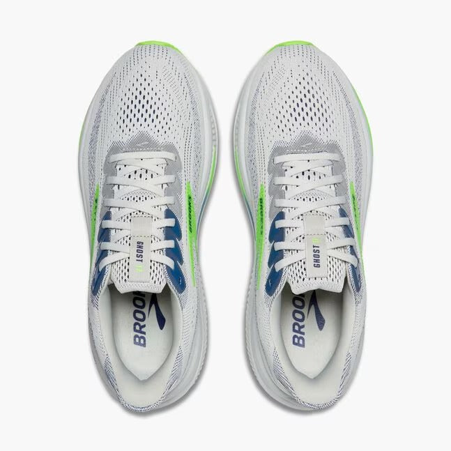 BROOKS GHOST 17 OYSTER/BEACON BLUE/GECKO