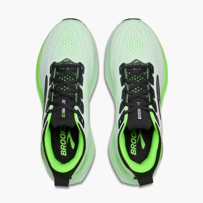 BROOKS GLYCERIN 23 WHITE/PHANTOM/GREEN
