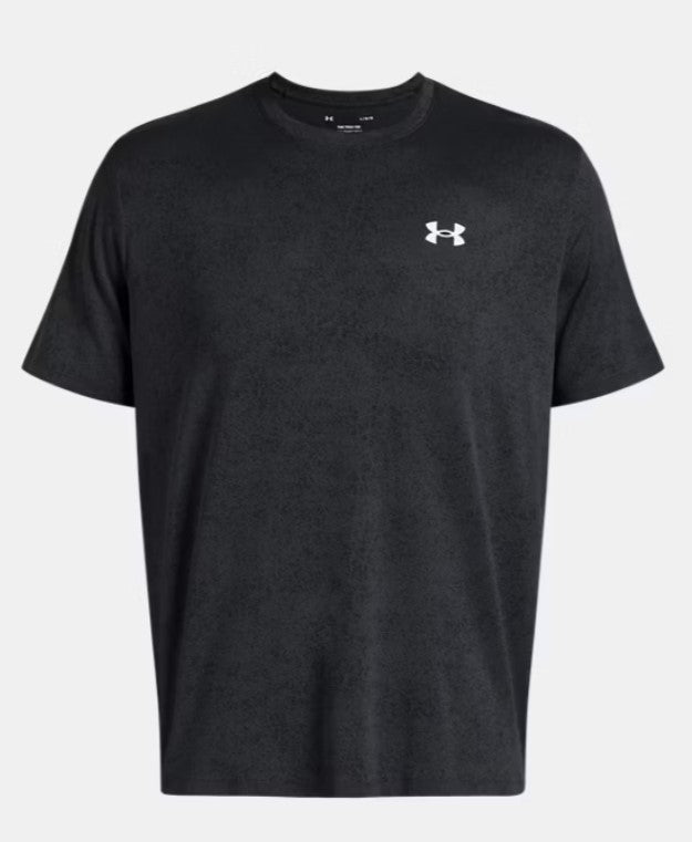 UA TECH TEE PIXELATE BLACK