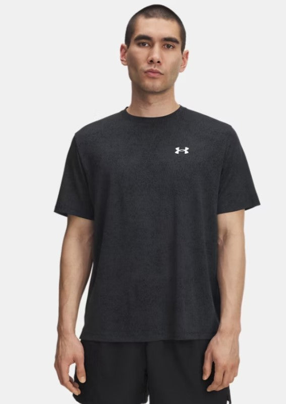 UA TECH TEE PIXELATE BLACK