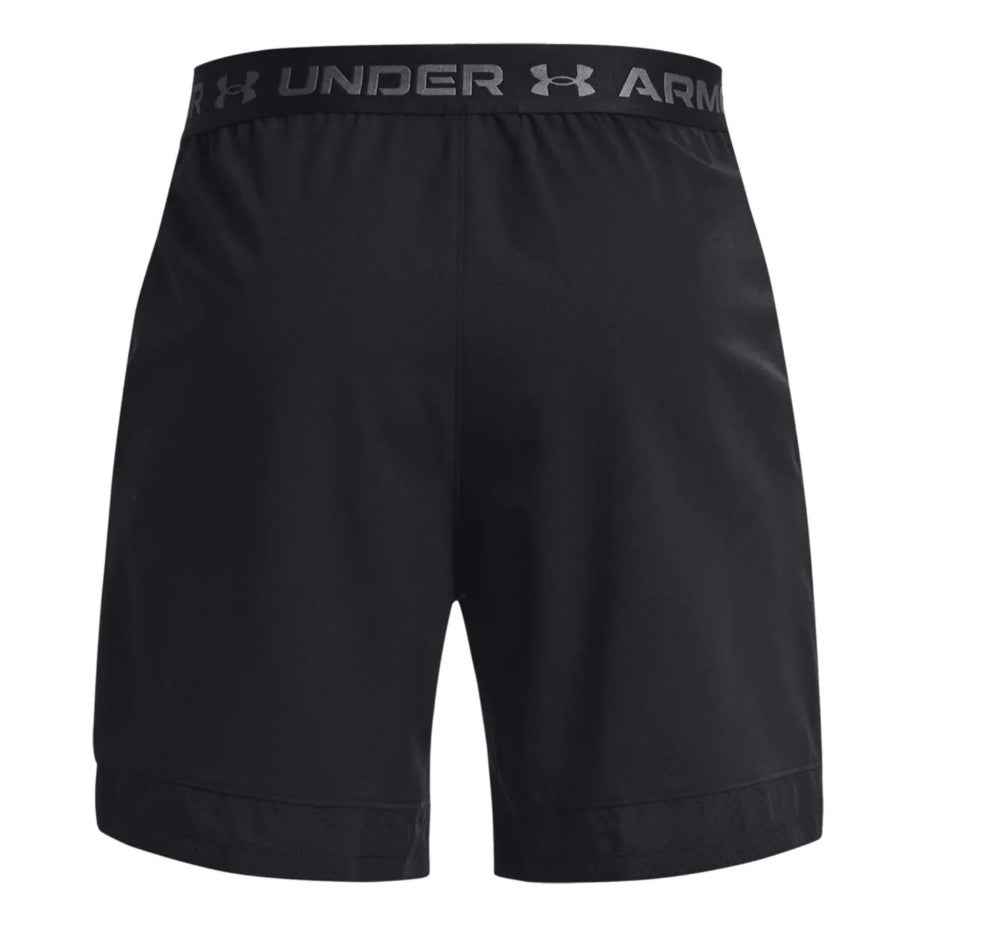 UA VANISH WOVEN 6IN SHORTS BLACK