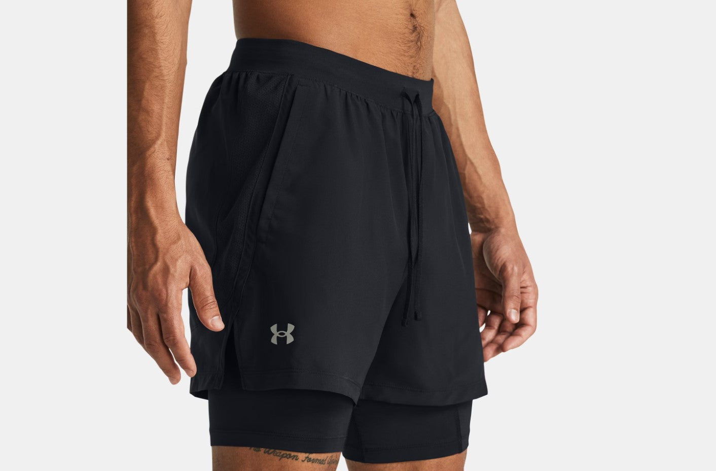 UA LAUNCH 5IN 2IN1 SHORTS