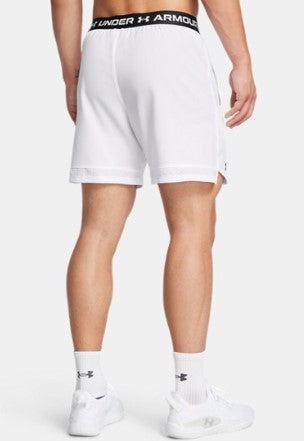 UA VANISH WOVEN 6IN SHORTS WHITE