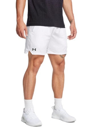 UA VANISH WOVEN 6IN SHORTS WHITE