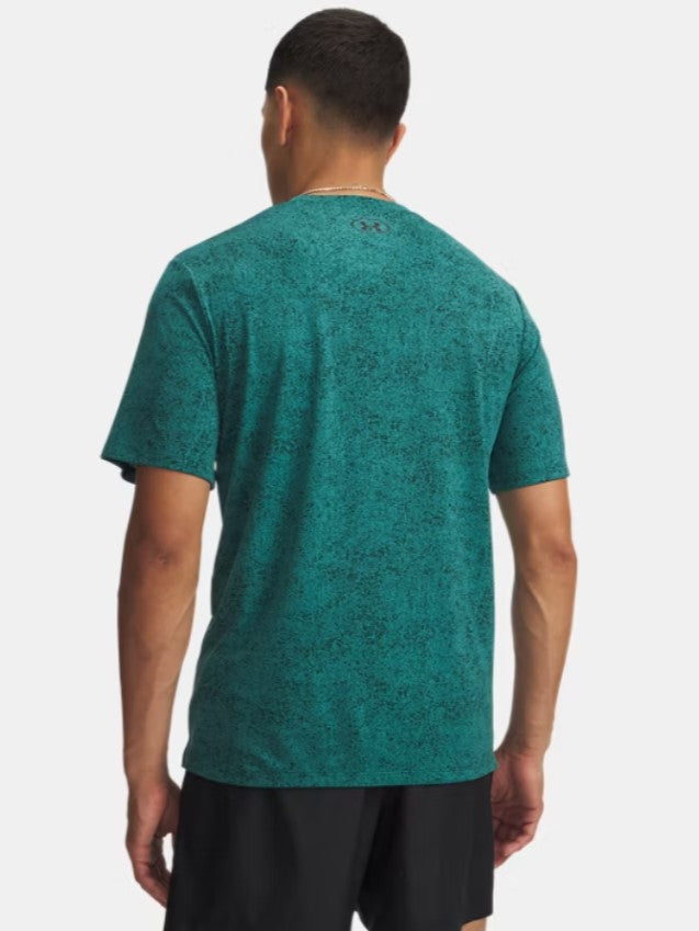 UA TECH TEE PIXELATE GREEN