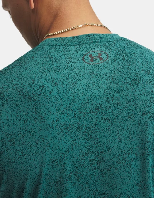 UA TECH TEE PIXELATE GREEN