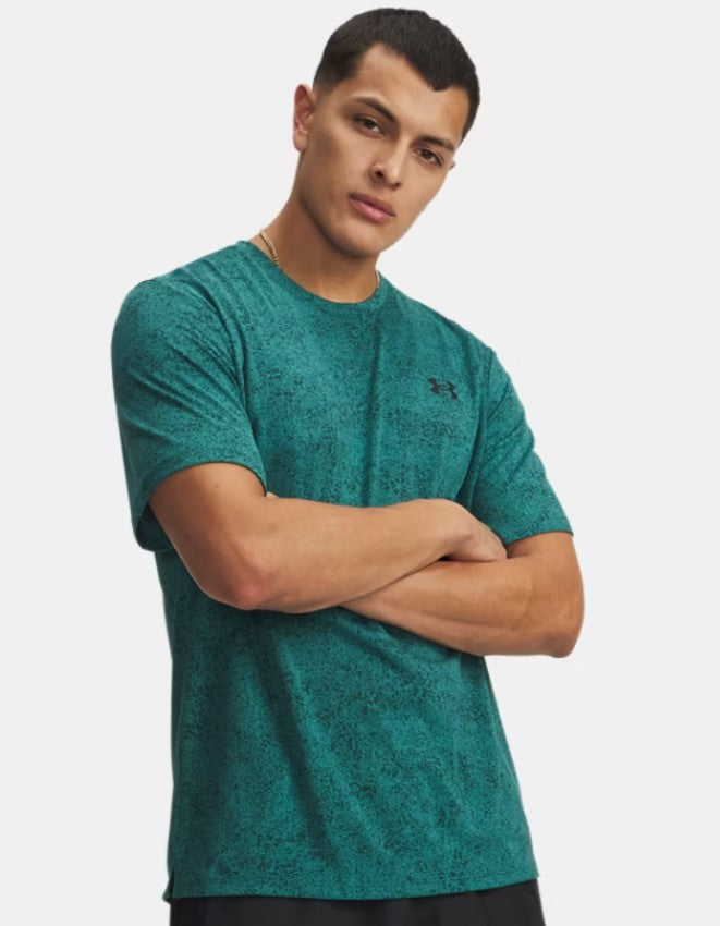 UA TECH TEE PIXELATE GREEN